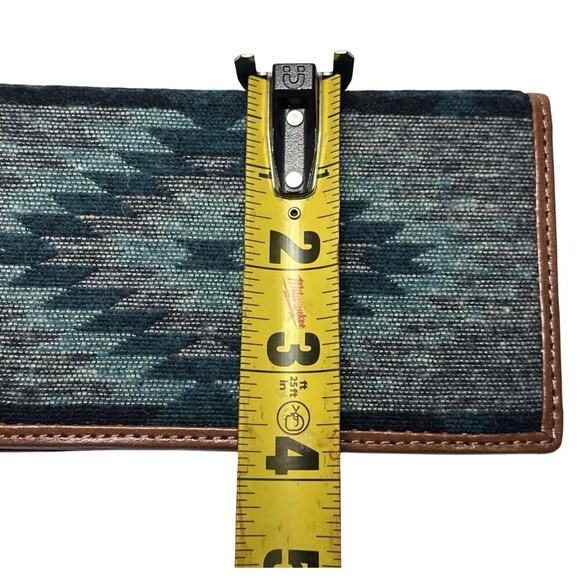Tony Lama Rodeo Wallet RFID Genuine Leather Western Aztec Bifold NEW IN BOX - Picture 5 of 8